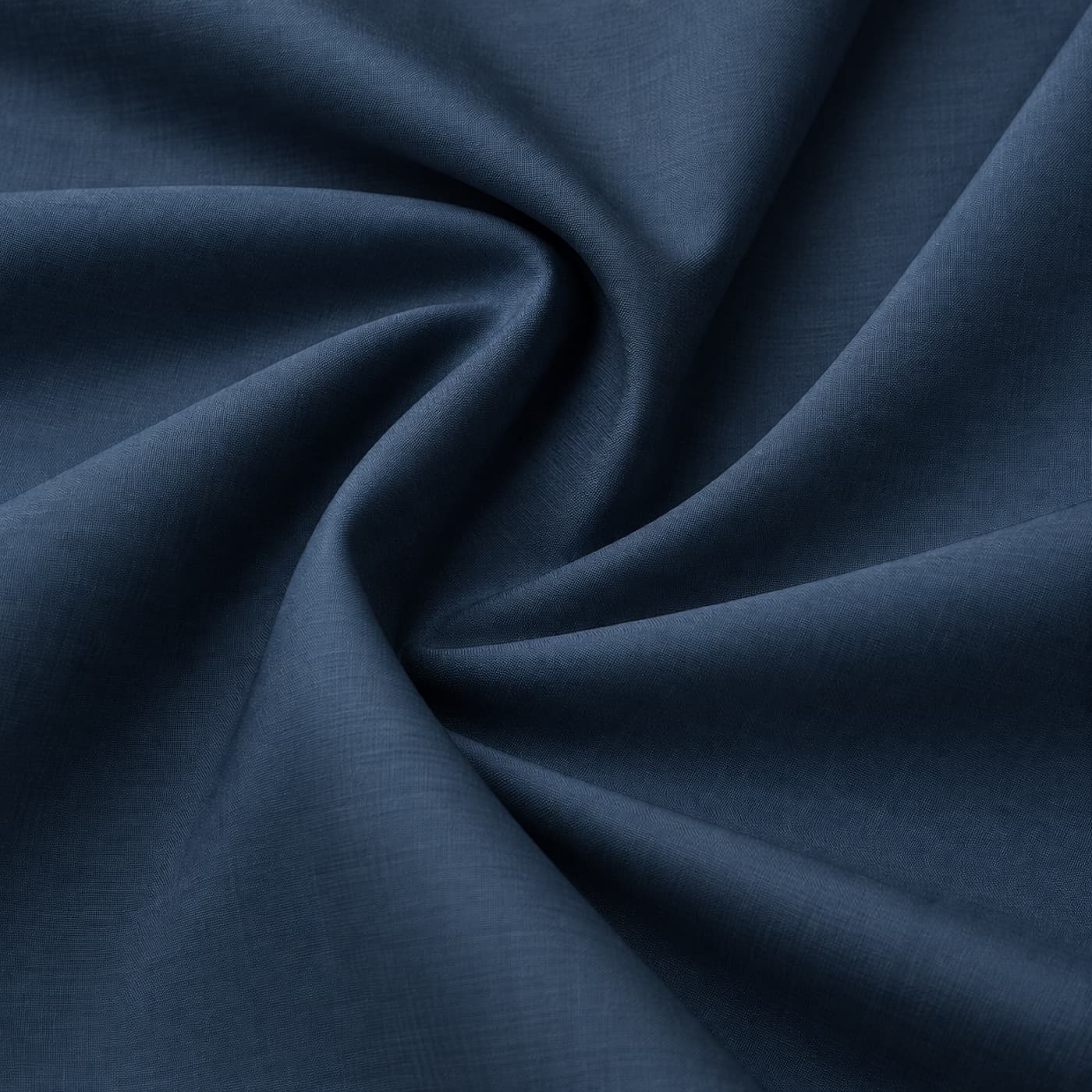 Tela popelina azul marino, lisa y ligera